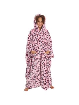 Plush Poncho Pink