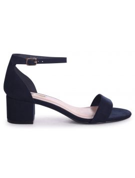 Hollie Navy  Suede