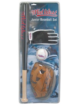 Junior Baseball Set Assorted