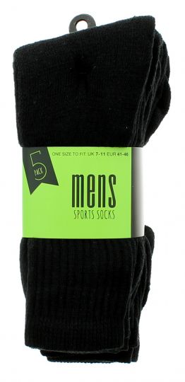Mens Sports Socks Black
