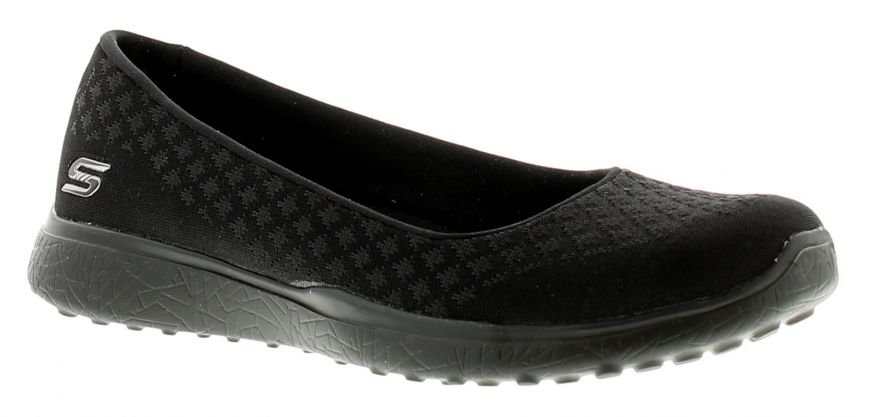 Skechers Microburst One Up Black | Women'S Shoes