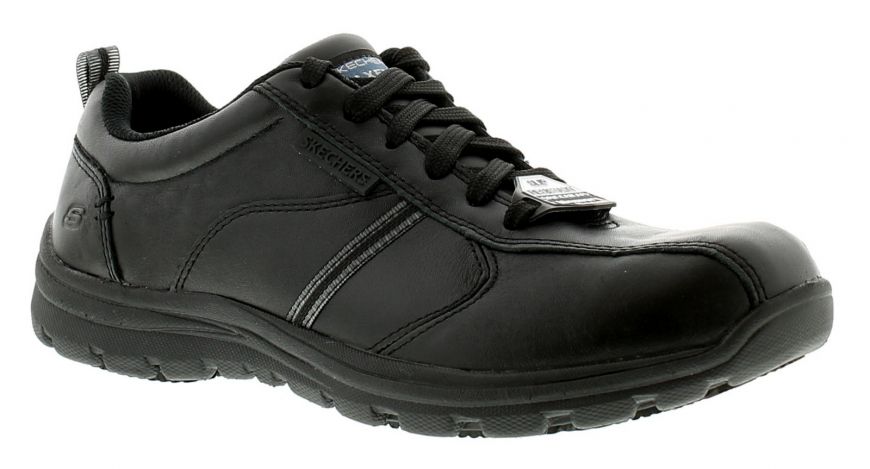 Skechers Hobbes Frat Black Mens Shoes Wynsors