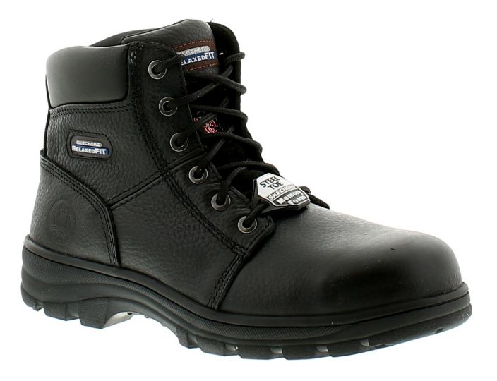 Skechers Workshire Black | Men'S Boots 