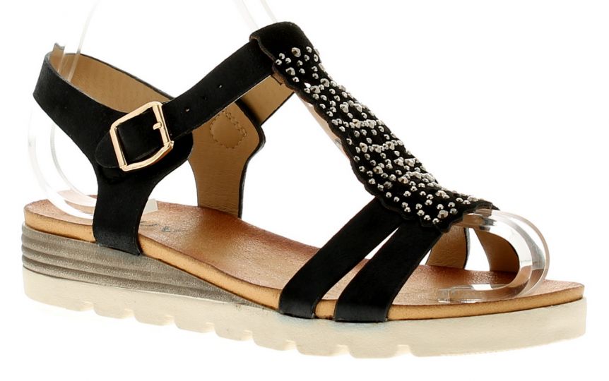 Gluv Naomi Black | Women'S Sandals | Wynsors