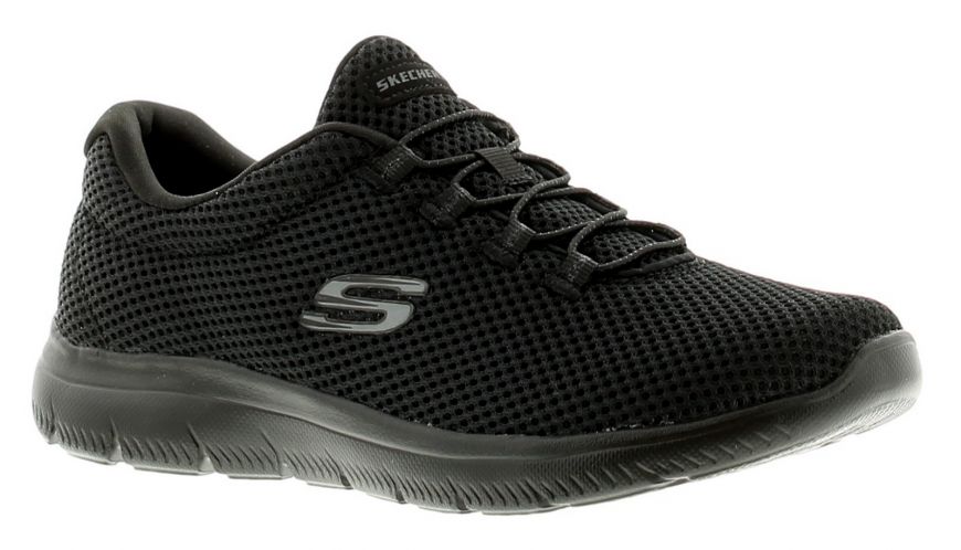 skechers summits mesh bungee lace trainers