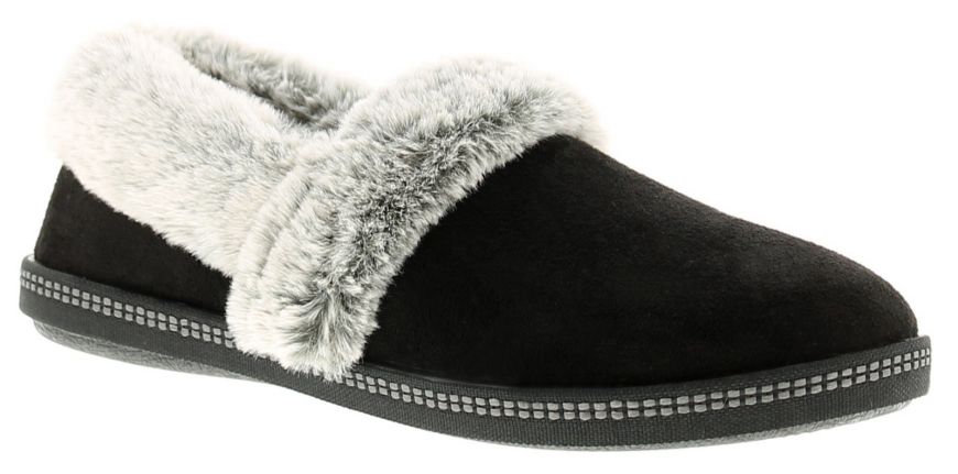 Skechers Campfire Toasty Black Womens Slippers Wynsors