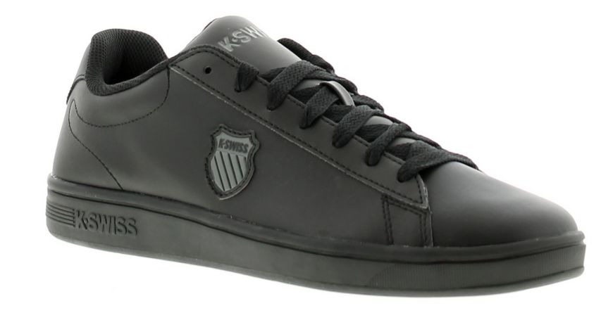 Black leather k swiss on sale