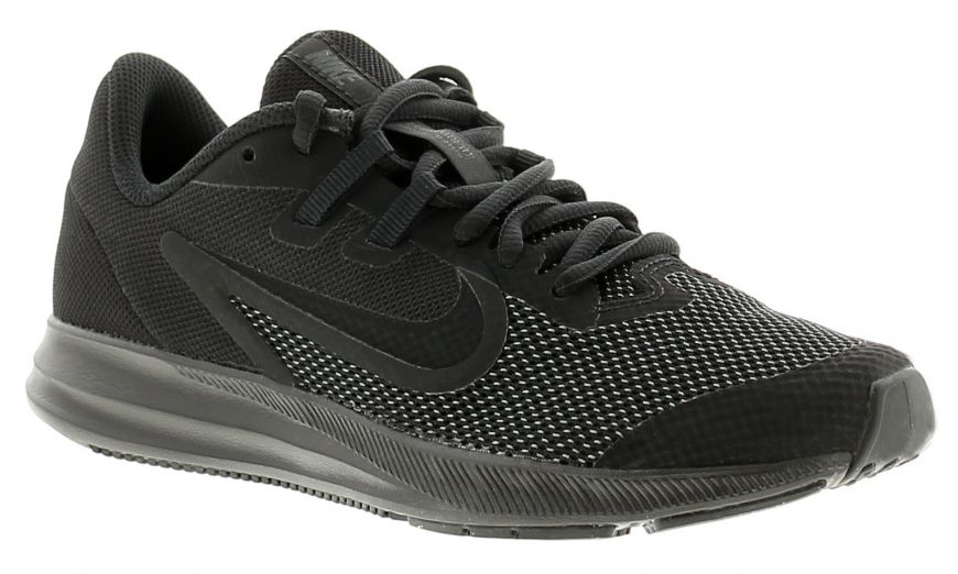Nike Downshifter 9Gs Black/Black | Boys' Trainers | Wynsors