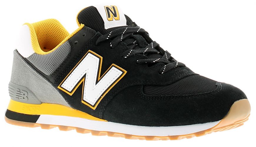 New Balance 574 Black | Men'S Trainers | Wynsors