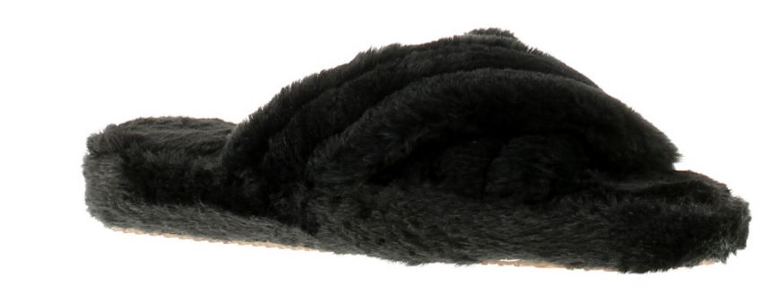 Wynsors Fluffy X Black Women S Slippers Wynsors