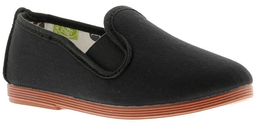 Flossy Nero Black Girls Shoes Wynsors