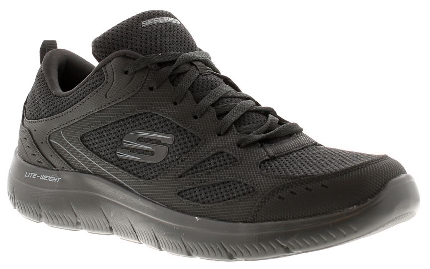 Skechers Summits South Rim Black | Men'S Trainers | Wynsors