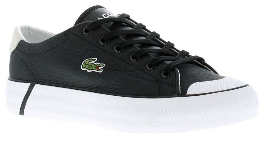 Lacoste black canvas shoes outlet
