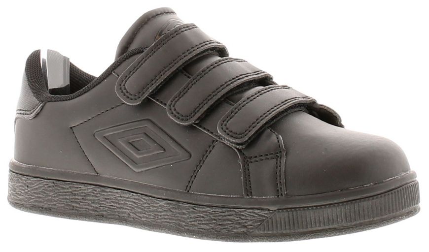 Umbro Medway Velcro Jnr Black Boys Trainers Wynsors
