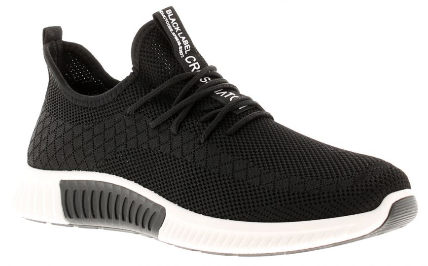 Crosshatch Rideout Black Men S Trainers Wynsors
