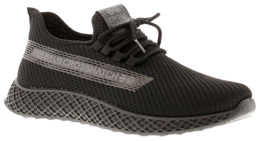 Crosshatch Brehmer Black Men S Trainers Wynsors