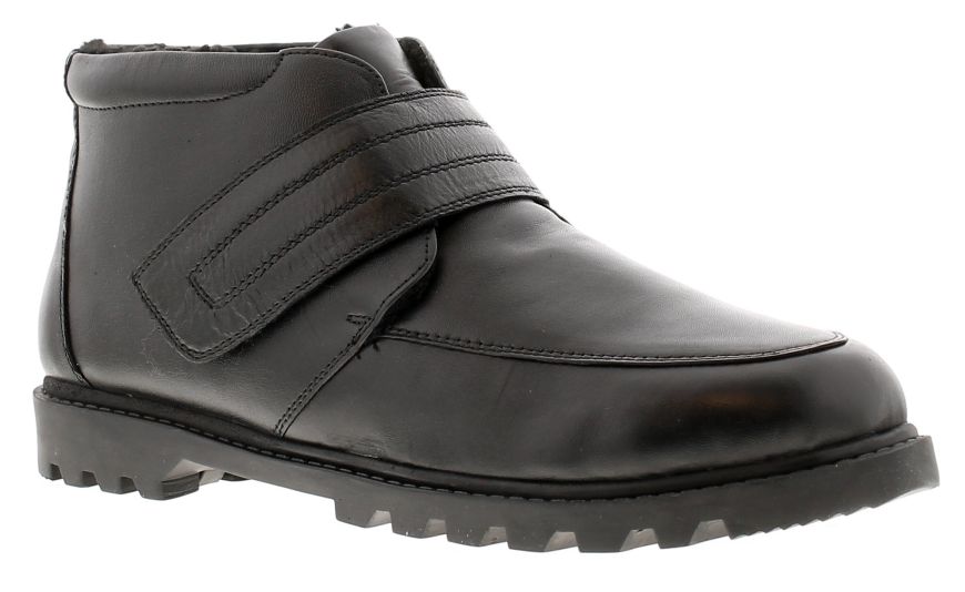 Mens boots sales with velcro fastening