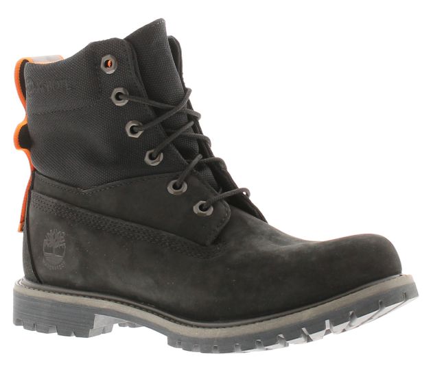 Women's black timberland steel deals toe boots
