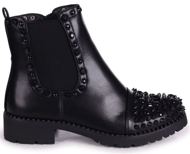 Studded toe chelsea boots clearance