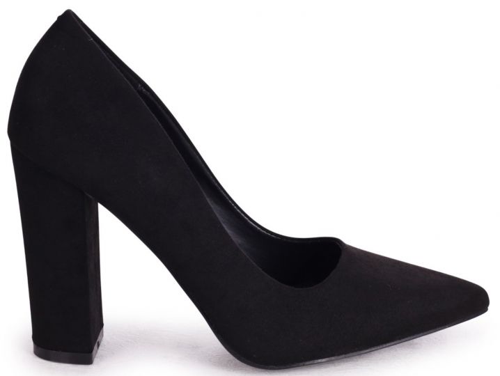 Linzi Tiffany Black Suede Black Womens Shoes Wynsors