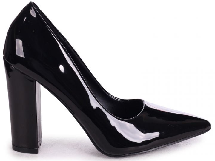 Linzi Tiffany Black Shiny Black Women S Shoes Wynsors