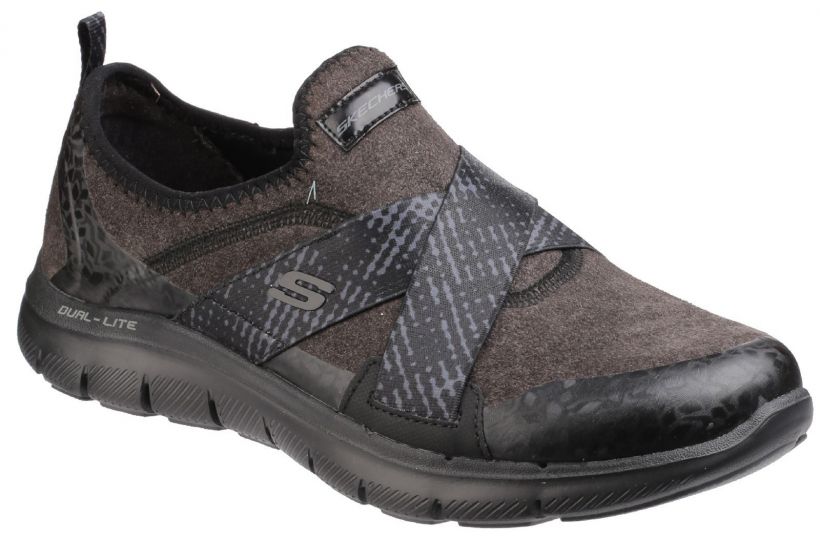 Skechers flex appeal 2.0 brown deals