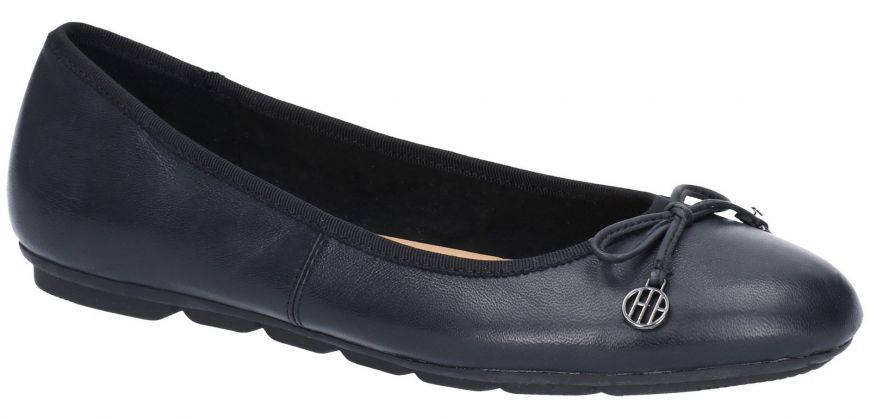 Hush Puppies Abby Bow Ballet Black Women S Shoes Wynsors