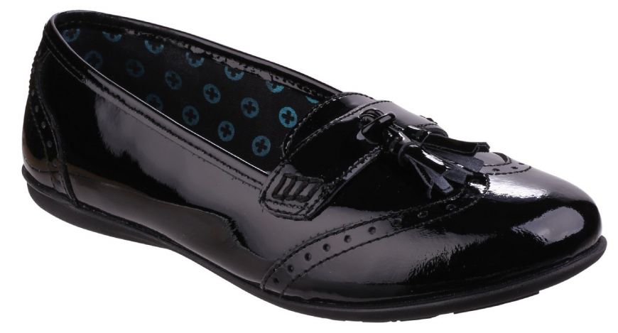 Hush Puppies Esme Black Girls Shoes Wynsors