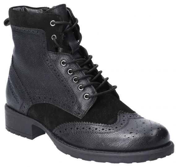 Hush Puppies Jazz Black Womens Boots Wynsors