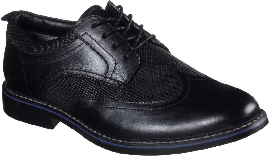 Skechers black shop dress shoes