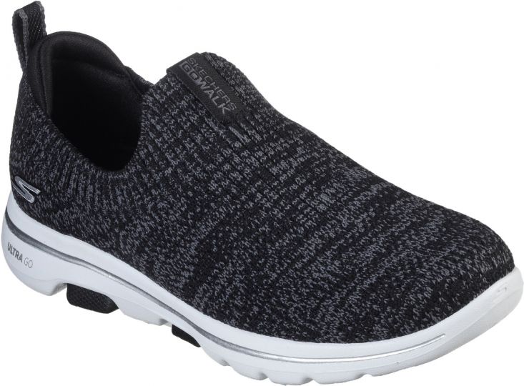 Gowalk 5 Trendy Black/Grey | Women'S Trainers | Wynsors