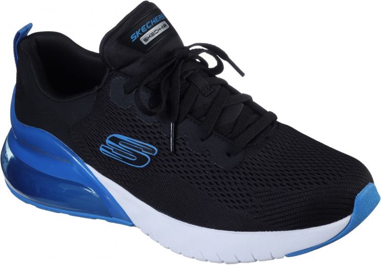 Skechers Skech-Air Stratus Black/Blue | Mens Trainers | Wynsors