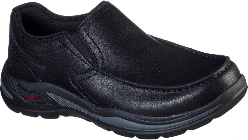 Skechers Arch Fit Motley Hust Black | Mens Shoes | Wynsors