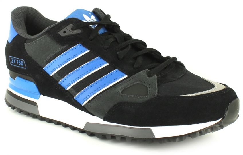 Adidas Originals Zx750 Core Blk/B.Bird/Wht | Men'S Trainers | Wynsors