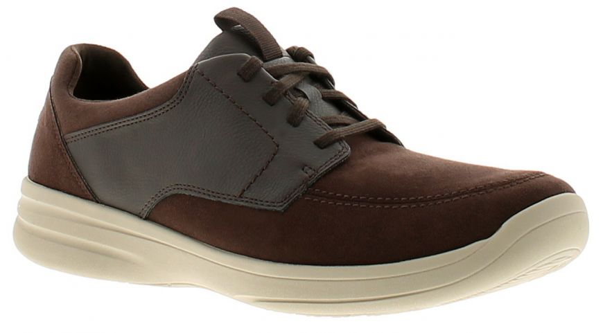 Clarks Step Stroll Lace Brown | Men'S Shoes | Wynsors