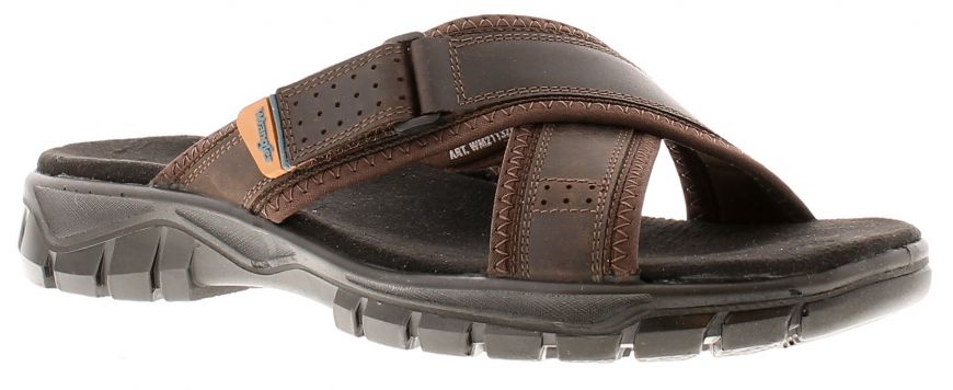 Wrangler Cliff Cross Brown | Men'S Sandals | Wynsors