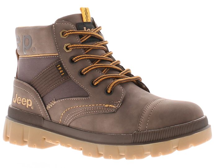 Jeep Combat Hi Brown Boys Boots Wynsors