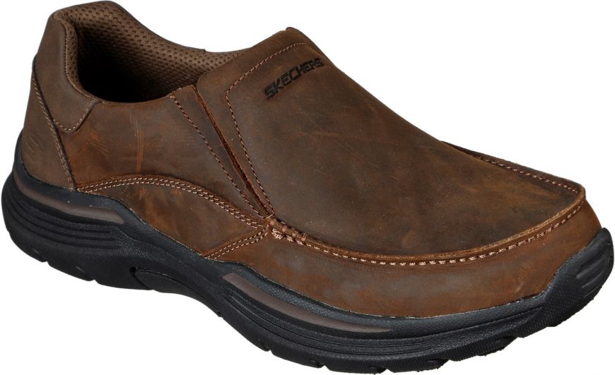 Skechers Expended Helano Brown | Men'S Shoes | Wynsors