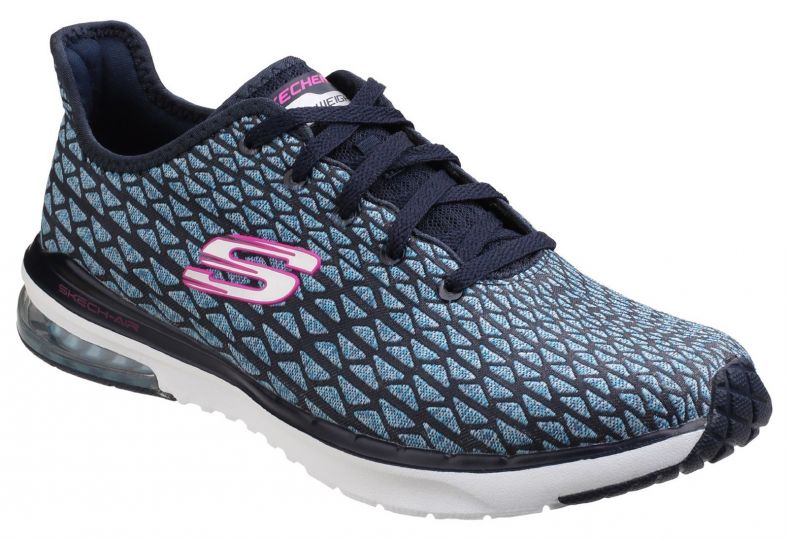 had het niet door lezer Crack pot Skechers Skech Air Infinity Navy/Turquise | Womens Trainers | Wynsors