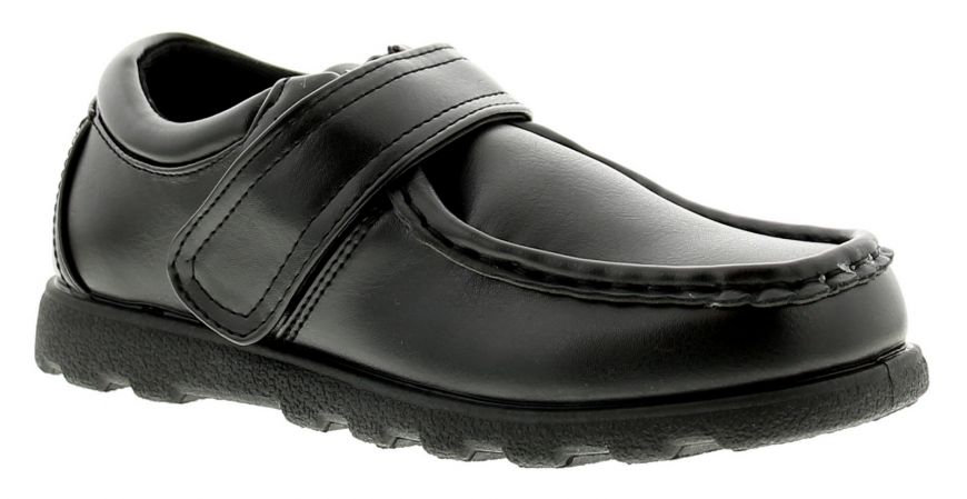 Boys scuff shop resistant school shoes
