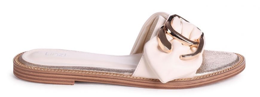 amaya heels in ivory leather