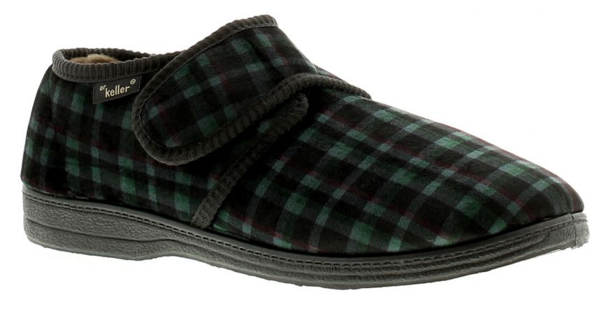 mens velcro slippers size 6