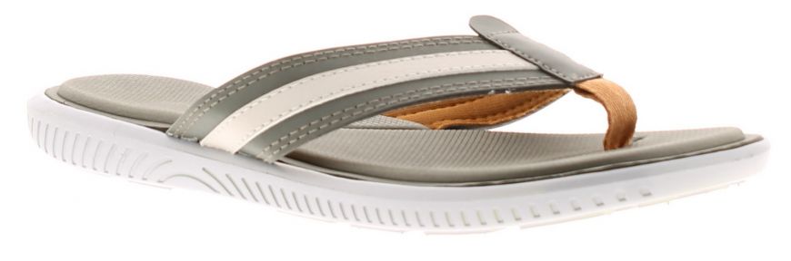 Skechers sandals mens silver discount