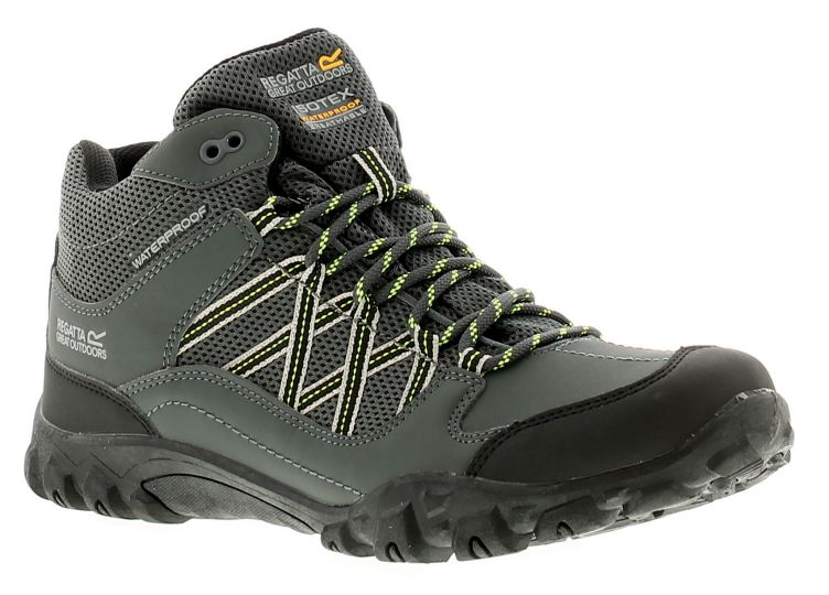 men's edgepoint waterproof walking boots briar lime punch