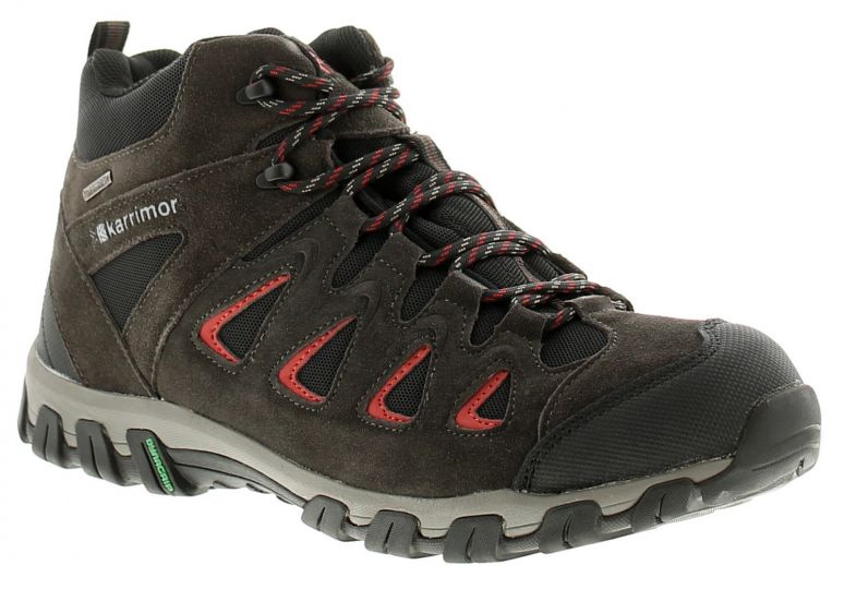 Karrimor Supa Mid Charcoal Red Men S Boots Wynsors