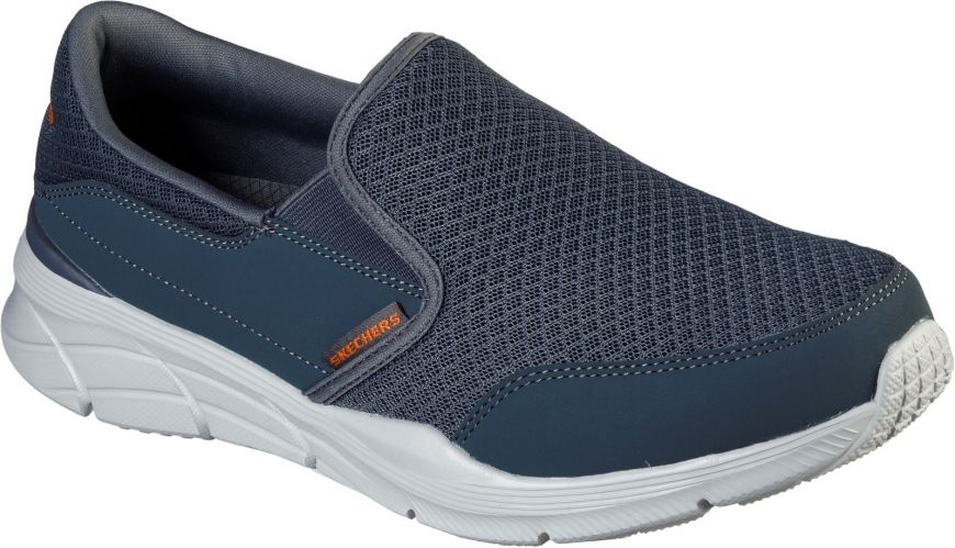 Skechers Equalizer 4 Persist Charcoal/Orange | Men'S Trainers | Wynsors