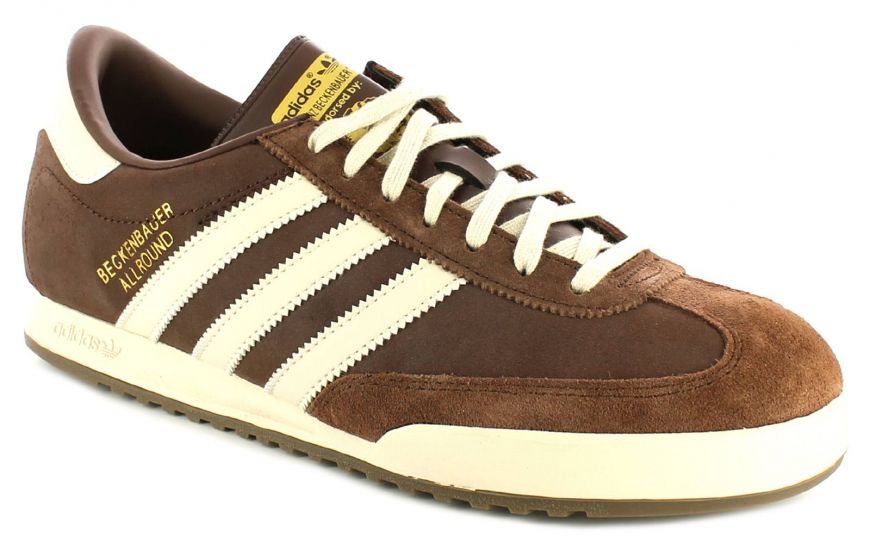 mens beckenbauer trainers brown