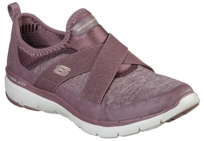 Skechers Flex Appeal 3.0 Fine Mauve Womens Trainers Wynsors