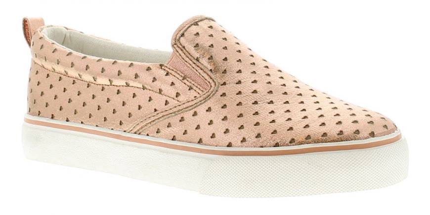 rose gold canvas shoes