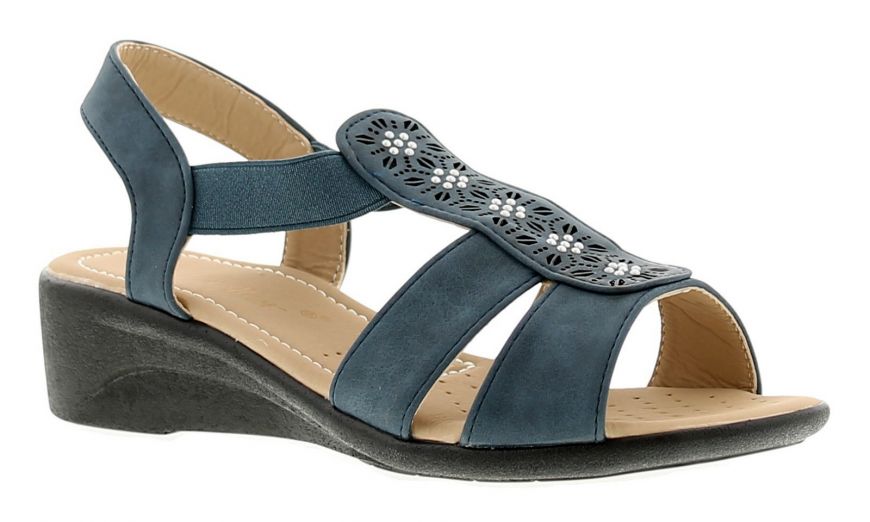 Dr Keller Dr Kiara Navy Women S Sandals Wynsors